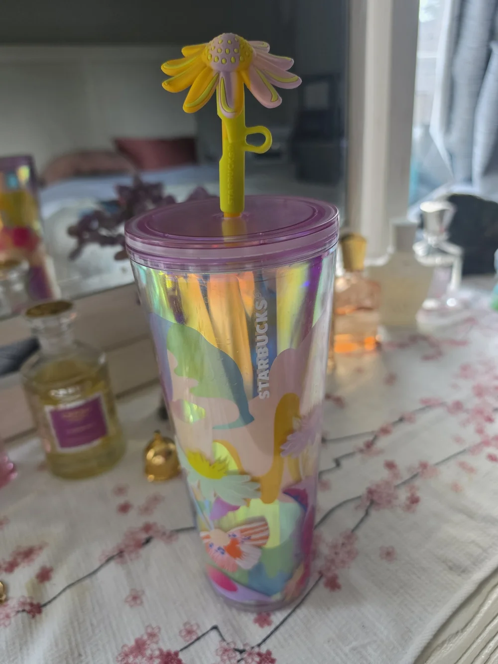 Starbucks iridescent disposable